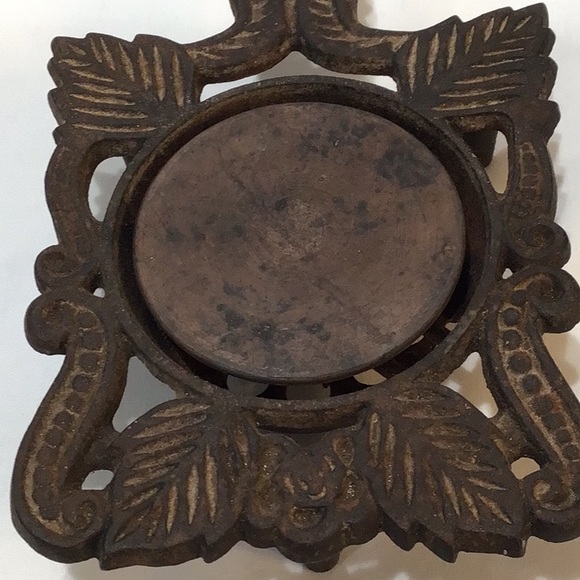 Antique Cast Iron Electric Trivet Works Perfectly! - Picture 10 of 13
